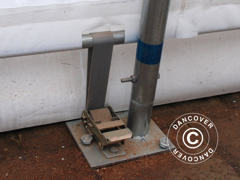 Rundbuehal, telthal 9,15x12x4,5m PVC, Grøn