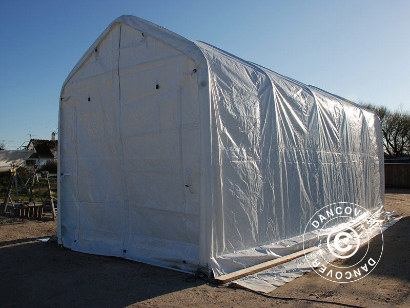 Telthal multiGarage 4x12x4,5x5,5m, Hvid