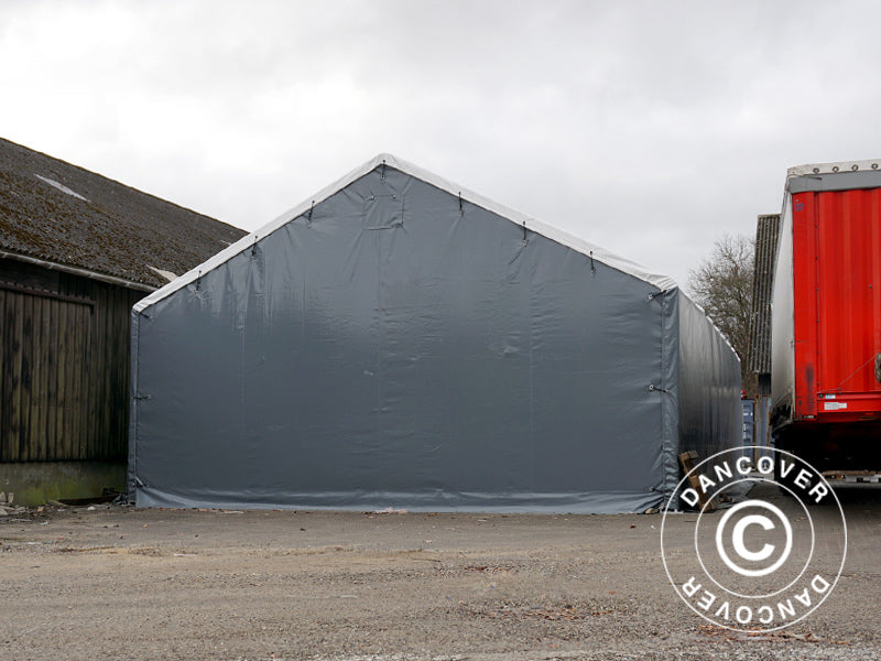 Telthal Titanium 7x14x2,5x4,2m, Hvid/Grå