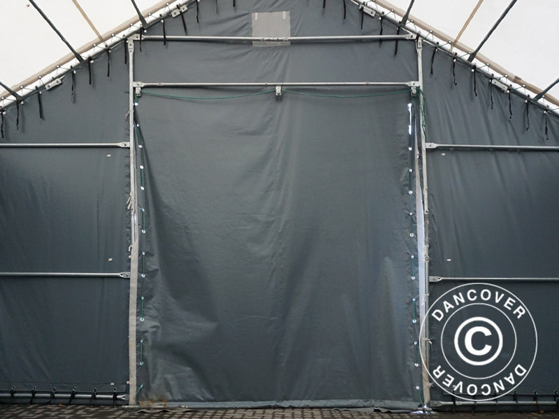 Telthal Titanium 8x18x3x5m, Hvid/Grå