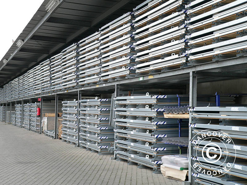 Container, Rigel, 3,1x2,1x2,1m m/dobbeltdør, Sølv KUN 4 STK. TILBAGE