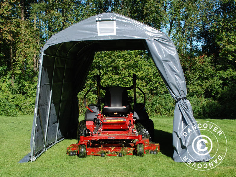 Opbevaringstelt PRO 2,4x3,6x2,34m PVC, Grå