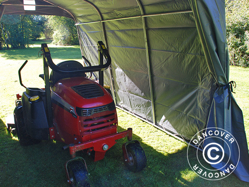 Opbevaringstelt PRO 2,4x3,6x2,34m PVC, Grå