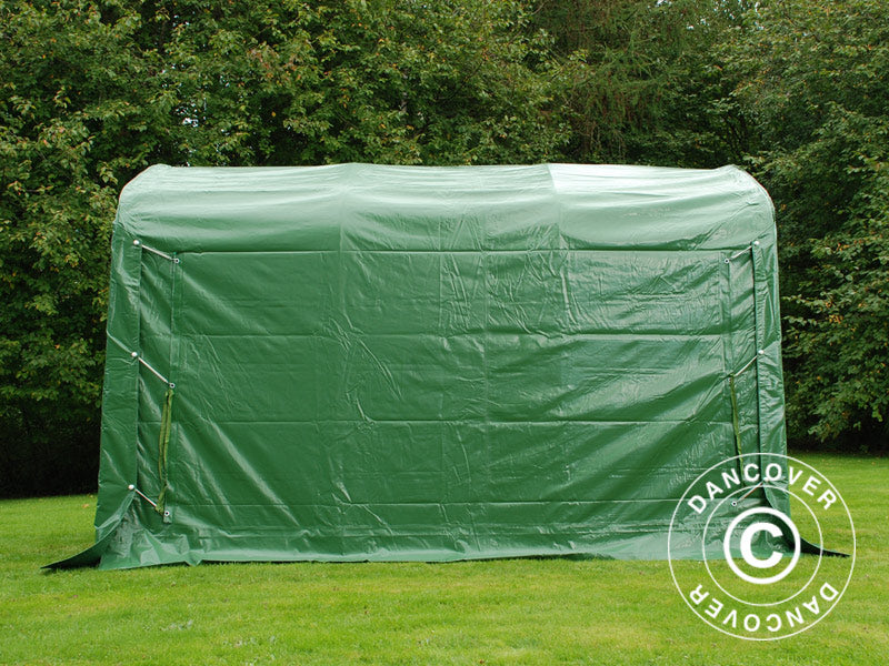 Opbevaringstelt PRO 2,4x3,6x2,34m PVC, Grøn