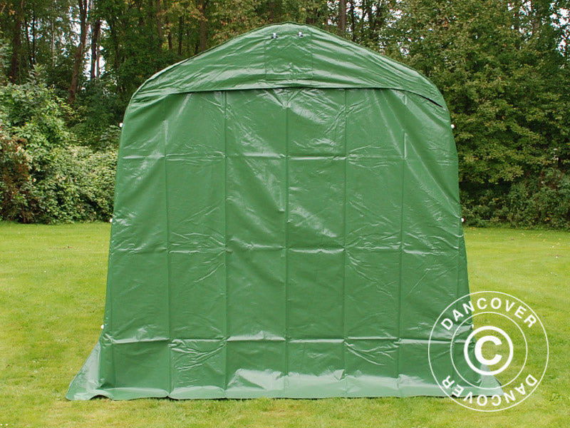 Opbevaringstelt PRO 2,4x3,6x2,34m PVC, Grøn