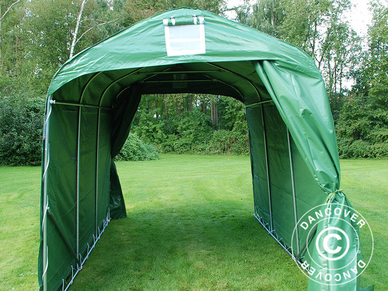 Opbevaringstelt PRO 2,4x3,6x2,34m PVC, Grøn