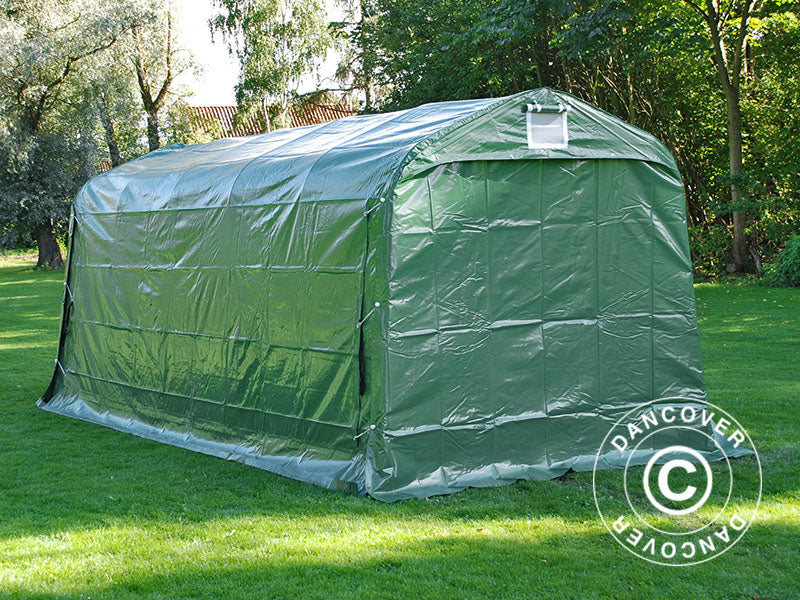 Opbevaringstelt PRO 2,4x6x2,34m PVC, Grøn