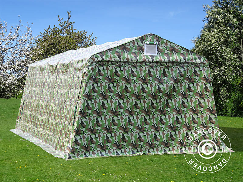 Garagetelt PRO 3,3x6x2,4m PVC, Camouflage