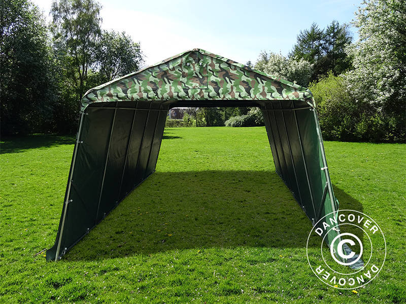 Garagetelt PRO 3,3x6x2,4m PVC, Camouflage