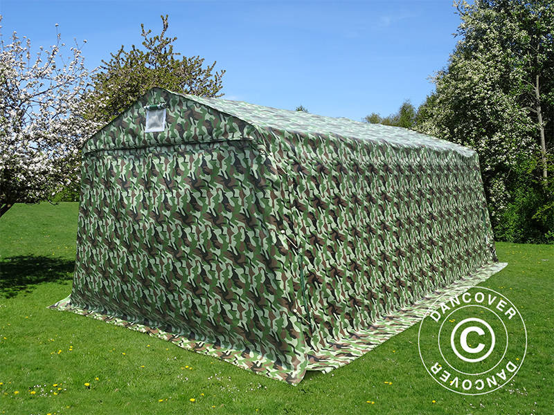 Garagetelt PRO 3,3x6x2,4m PVC, Camouflage