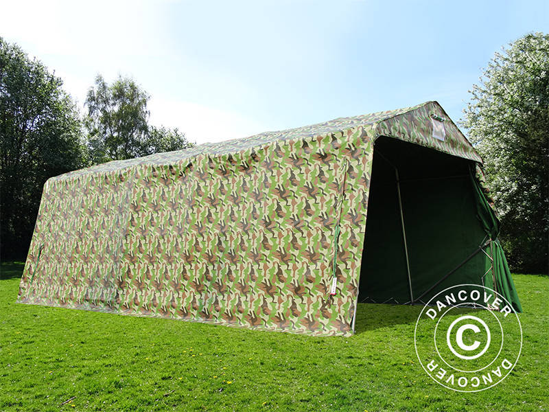 Garagetelt PRO 3,3x6x2,4m PVC, Camouflage