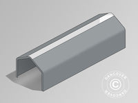 Tagdug til Lagertelt PRO 6x18m PVC m/ovenlys, Grå