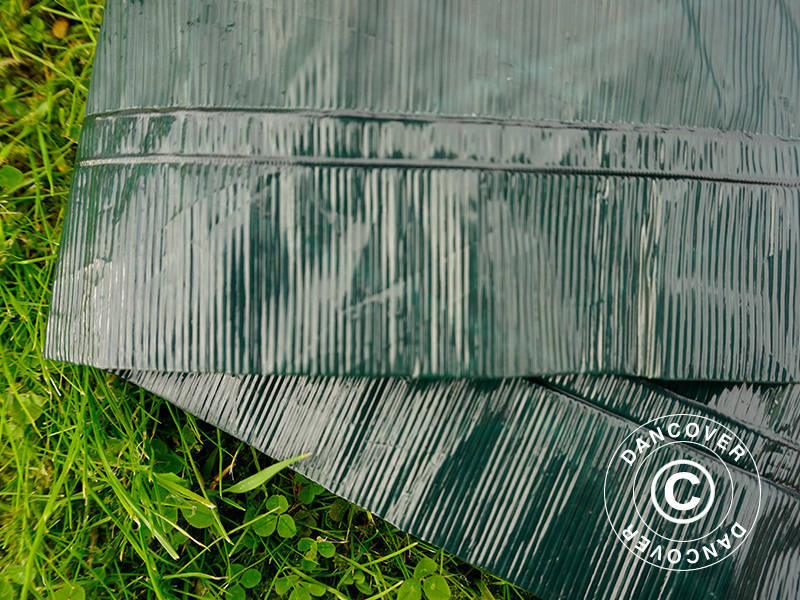 Presenning 5x8m, PE 90g/m², Forstærket, Mørkegrøn