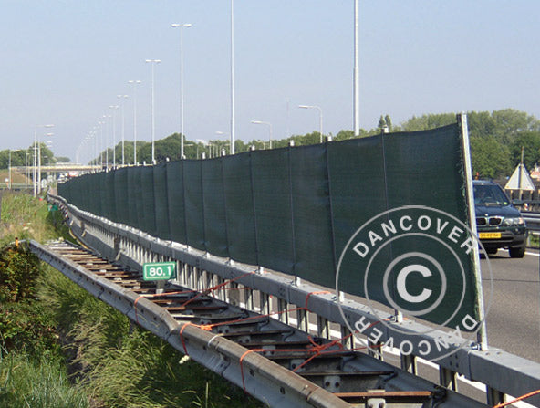 Afskærmningspresenning 1,76x3,41m, PE 150g/m², Sort