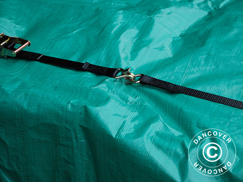 Presenning 2,5x3,6m (15 stk), PE 65g/m², Grøn