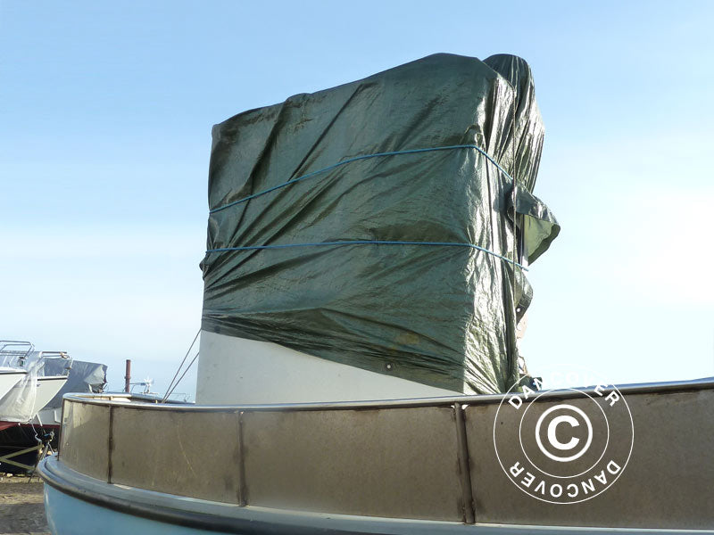 Presenning 2,5x3,6m (15 stk), PE 65g/m², Grøn