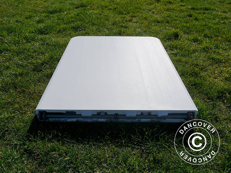 Klapbord 180x74x74cm, Lysegrå (10 stk.)