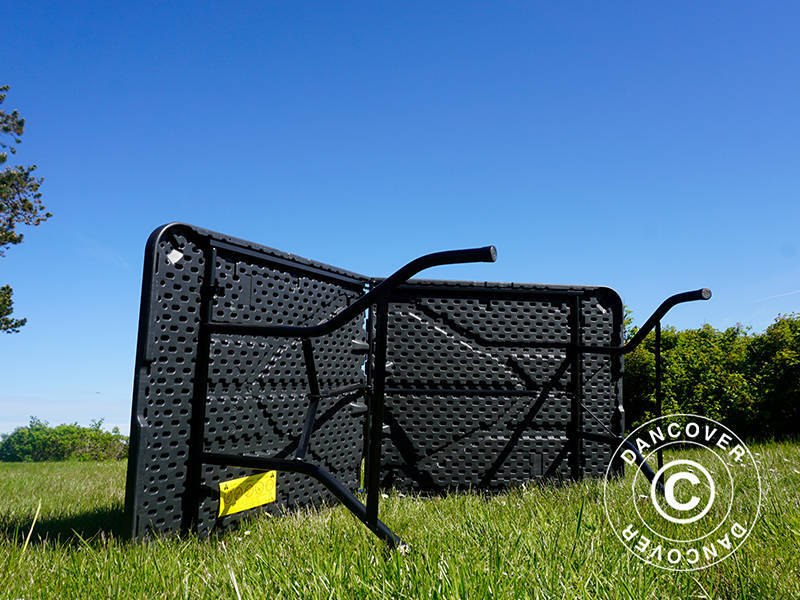 Klapbord 180x74x74cm, Sort (10 stk.)