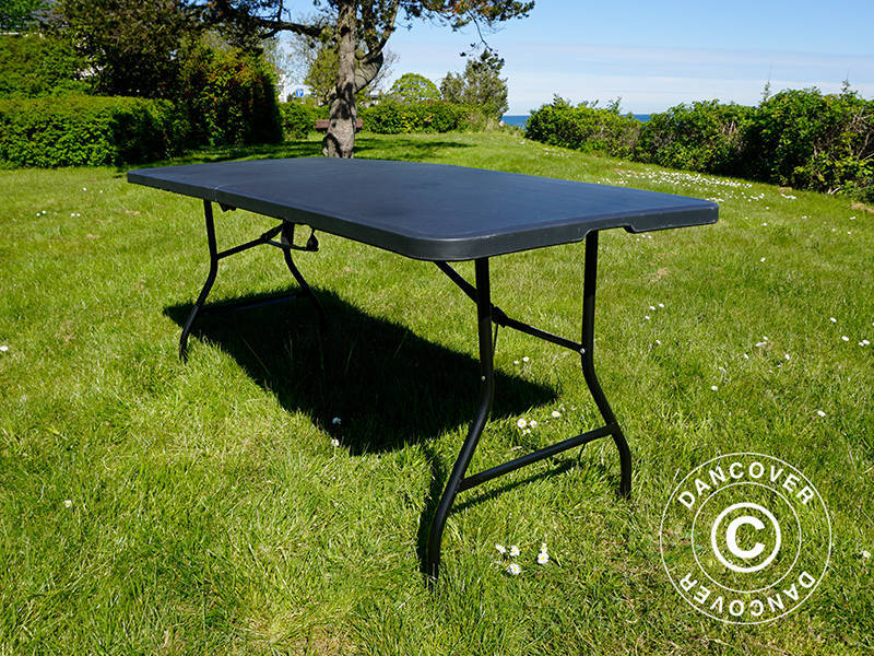 Klapbord 180x74x74cm, Sort (10 stk.)