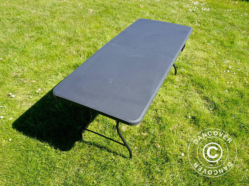 Klapbord 180x74x74cm, Sort (10 stk.)