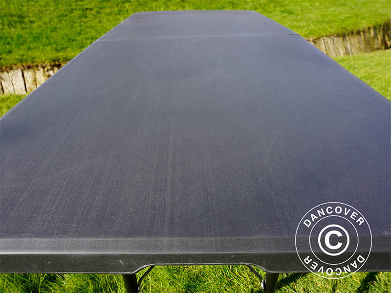 Klapbord 180x74x74cm, Sort (10 stk.)