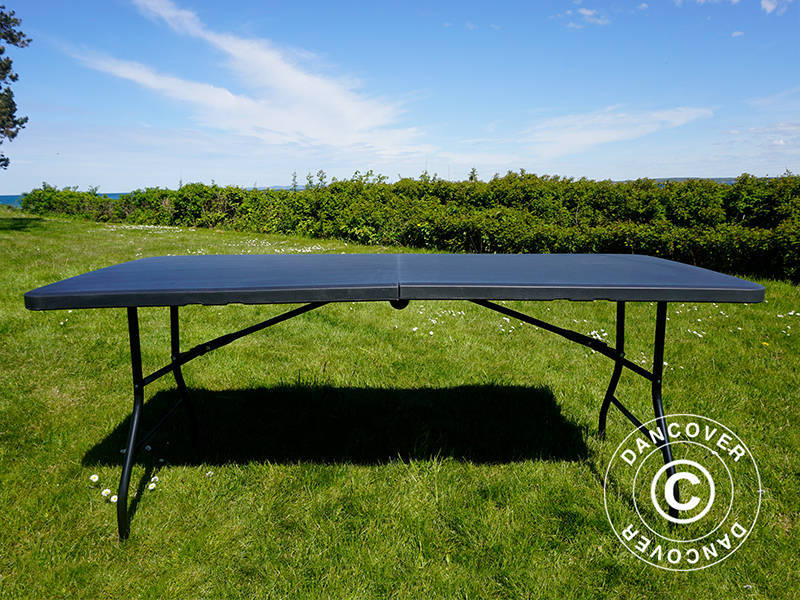 Klapbord 180x74x74cm, Sort (25 stk.)