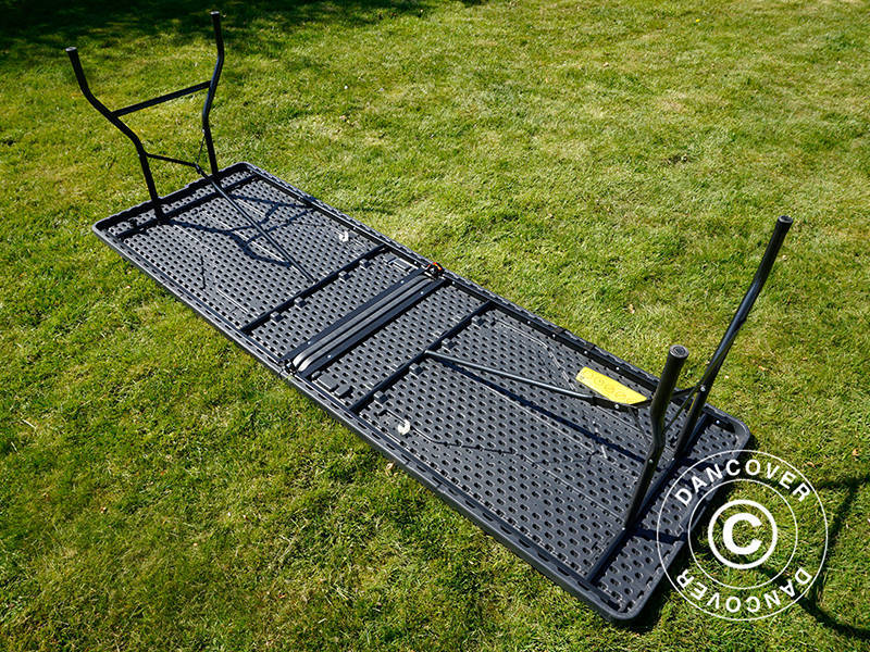 Klapbord 240x76x74cm, Sort (10 stk.)