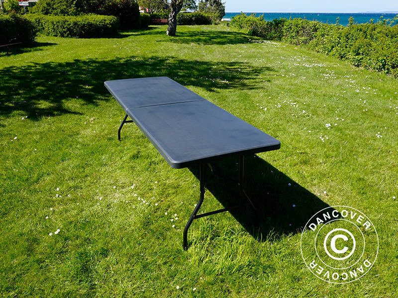 Klapbord 240x76x74cm, Sort (10 stk.)