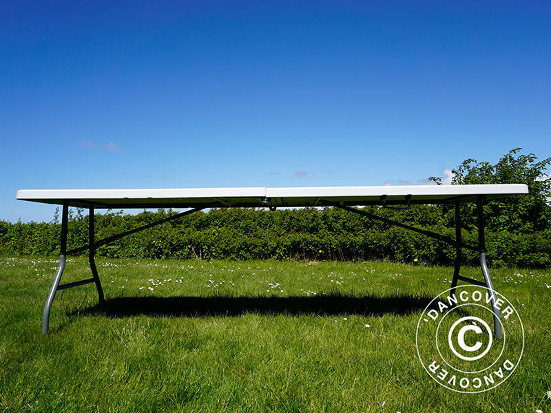 Klapbord 240x76x74cm, Lysegrå (1 stk.)