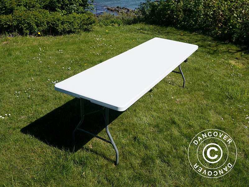 Klapbord 240x76x74cm, Lysegrå (1 stk.)