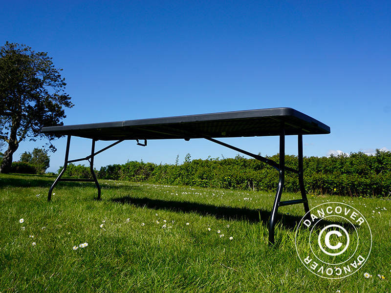 Klapbord 240x76x74cm, Sort (1 stk.)