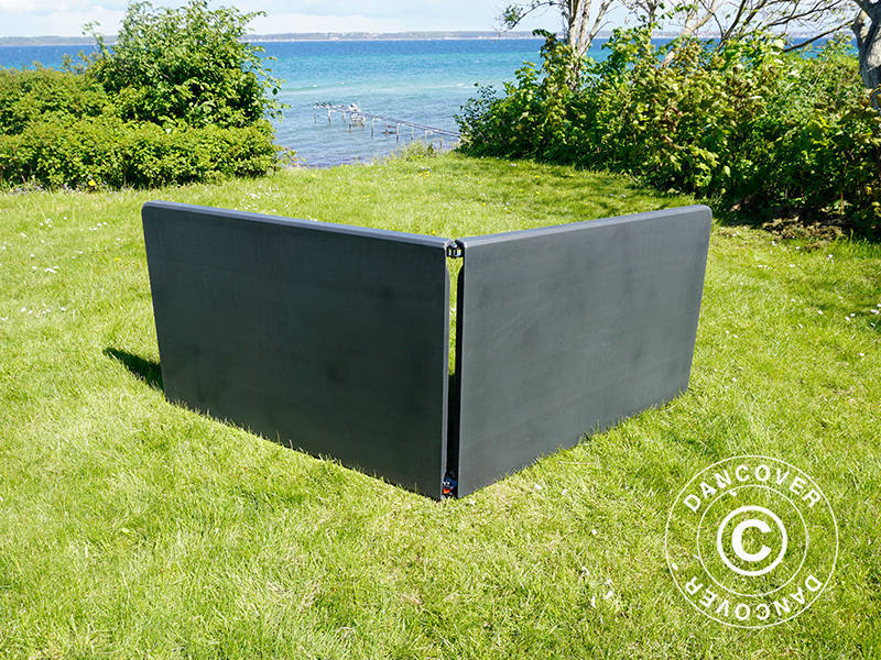 Klapbord 240x76x74cm, Sort (1 stk.)