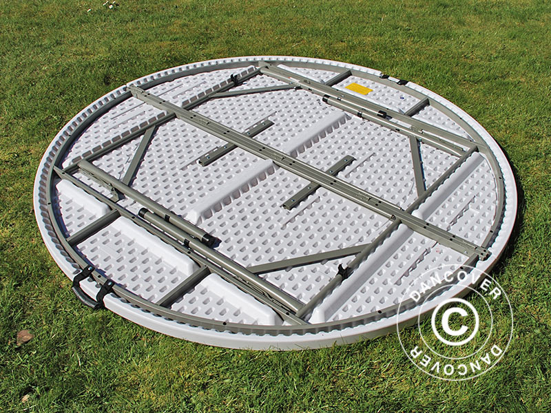 Rundt klapbord PRO Ø183cm, Lysegrå (1 stk.)