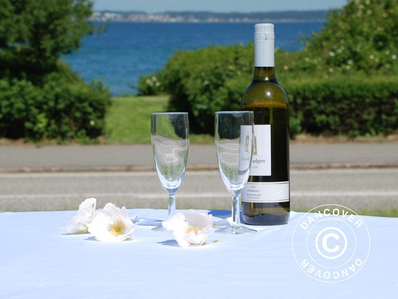 Dug Ø154x64cm, Hvid