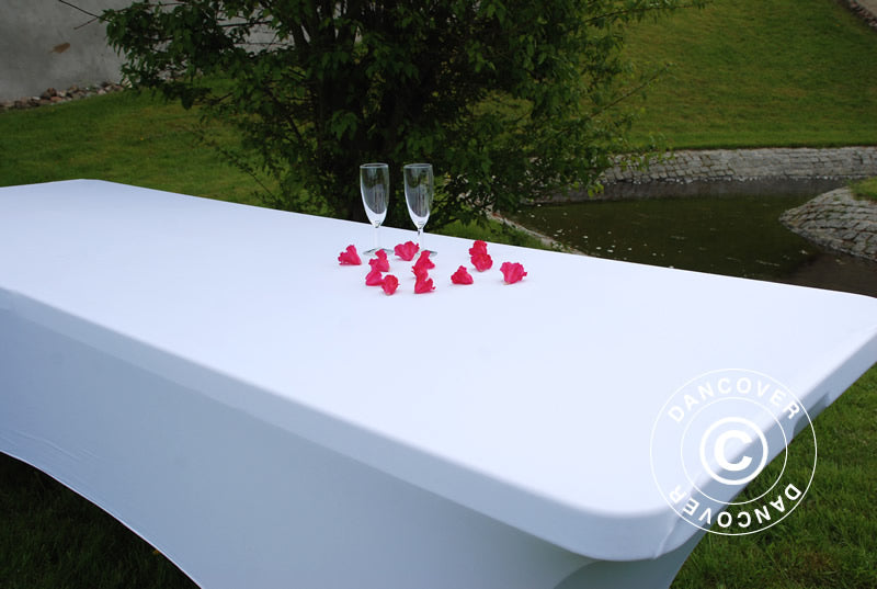 Strækdug 183x75x74cm, Hvid