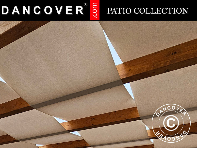 Solsejl, 0,5x50m, 1 rulle, Sand