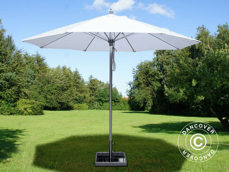 Parasol Bermuda, Ø2,5m, Hvid