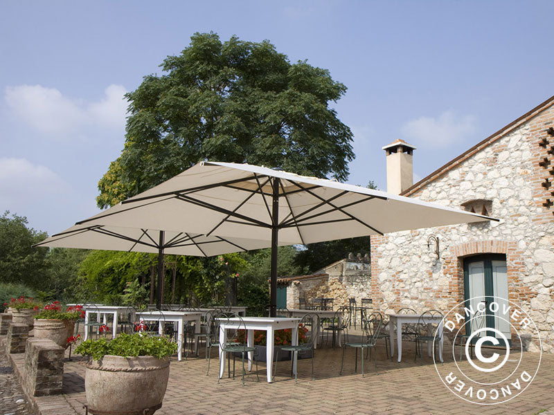 Parasol Capri, 6x6m, Natur