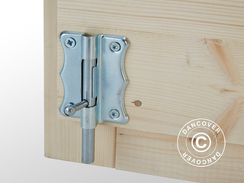 Cykelskur i træ, Bertilo Wallstore Velo, 2,06x1,02x1,35m, 2,1m², Natur