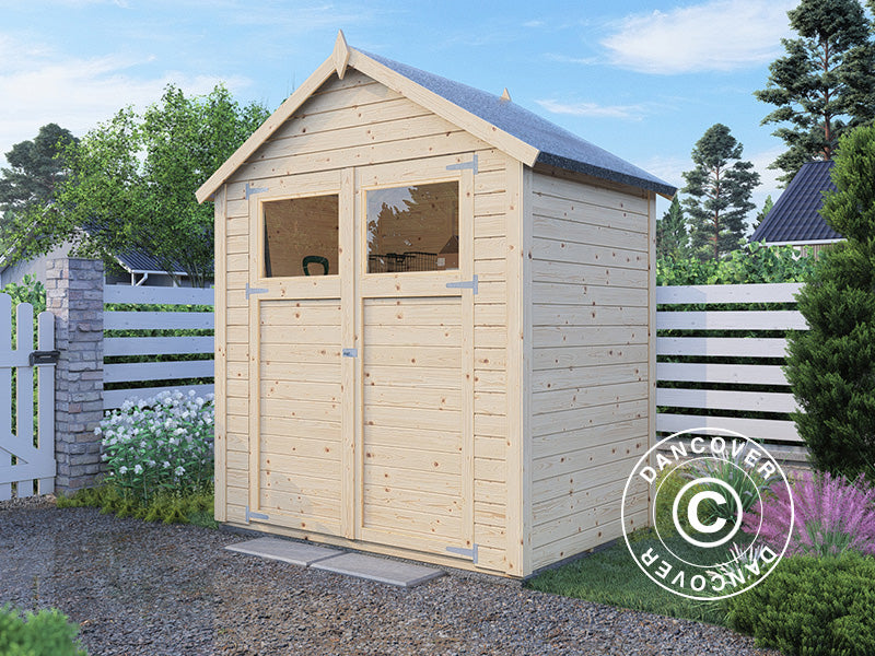 Redskabsskur i træ, Bertilo Sylt 1, 1,8x1,2x2,25m, 2,16m²