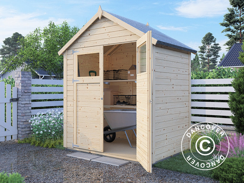 Redskabsskur i træ, Bertilo Sylt 1, 1,8x1,2x2,25m, 2,16m²