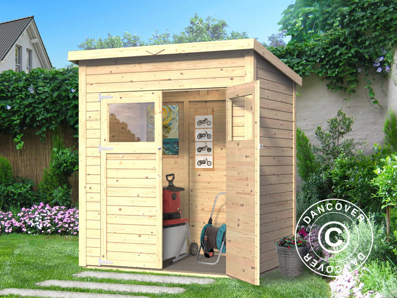 Redskabsskur i træ, Bertilo Amrum 1, 1,8x1,2x2,11m, 2,16m²