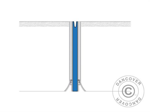 Infill sammanslutningspaneler för FleXtents® PRO snabbtält 4m serie, Blå, 2 delar.