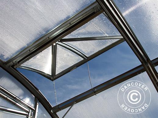 Ventilationsfönster för växthus Strong och TITAN Arch 60, 64x98cm, Silver