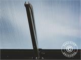 Ventilationsfönster med automatisk öppnare för växthus Strong NOVA 3m brett, Silver