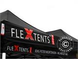 FleXtents® pikatelttabanneri painatuksella, 3x0,2m