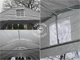Dubbel garagetält 5,4x6x2,9m PVC, Grön