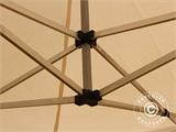 Gazebo pieghevole FleXtents® PRO 3x3m, PVC, Tenda da lavoro, Ritardante di fiamma, incluse 4 pareti laterali
