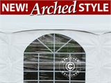 Tendone per feste Original 5x8m PVC, "Arched", Bianco