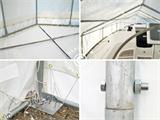 Capannone tenda barca Titanium 4x12x3,5x4,5m, Bianco